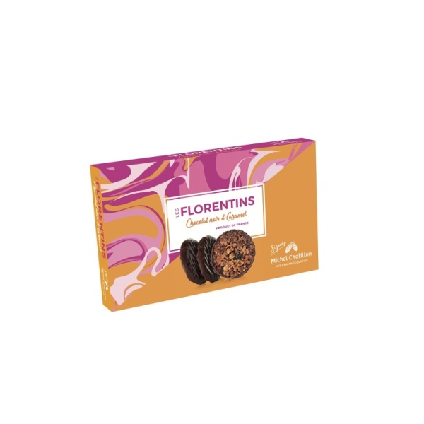 Salted Caramel Dark Chocolate Florentines Les Florentins 100g